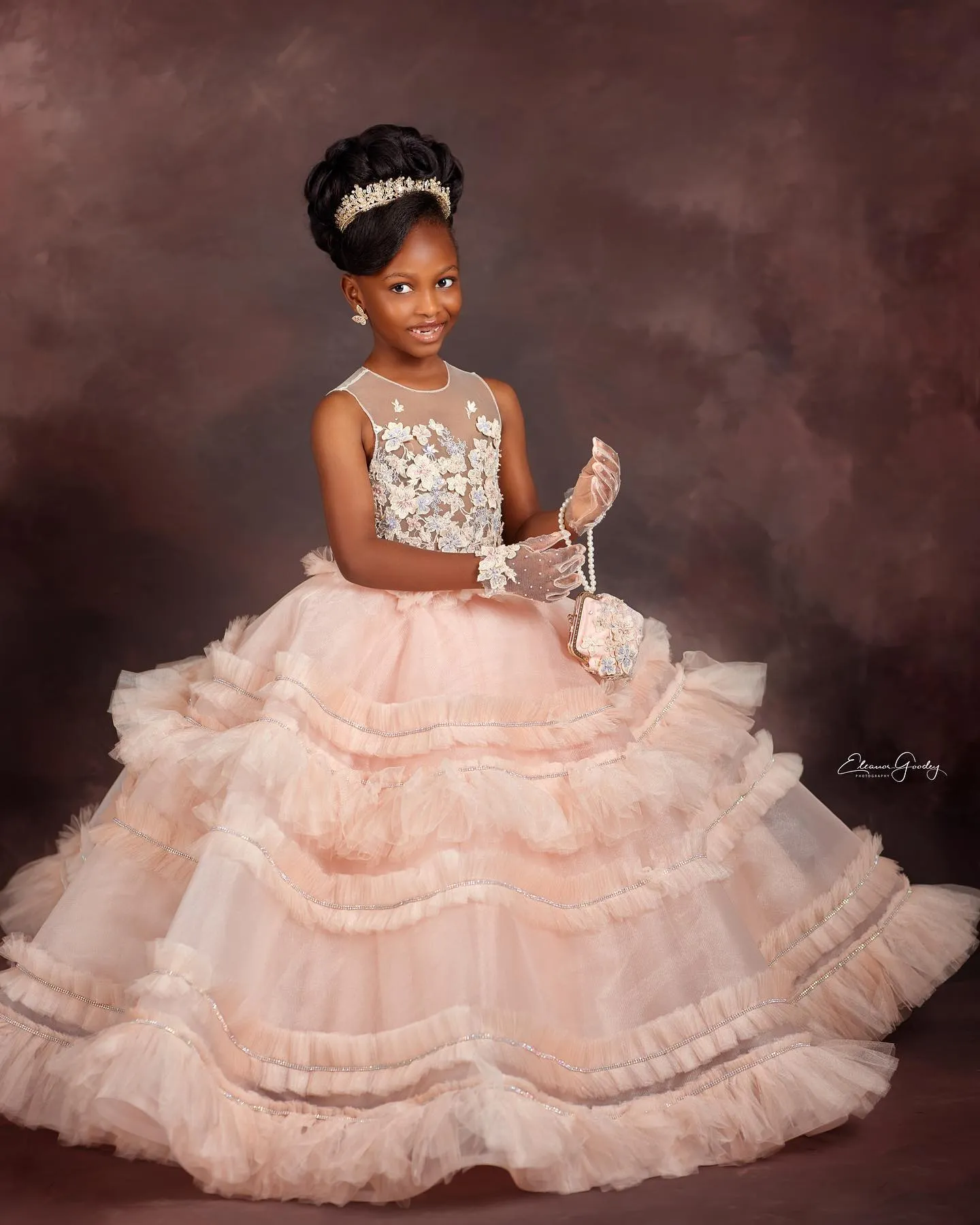 Spaghetti 3D Satin Flower Girl Dresses, Lovely Flower Girl Dresses, 2020 Flower Girl Dresses Spaghetti 3D Satin Flower Girl Dresses, Lovely Flower Girl Dresses, 2020 Flower Girl Dresses