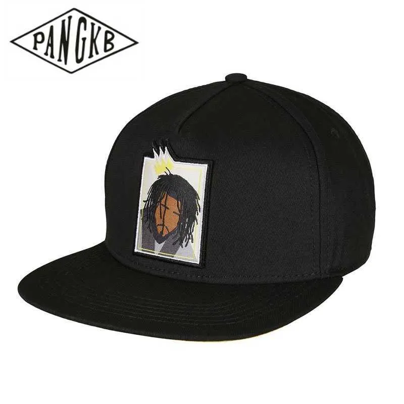 Snapbacks pangkb varumärke wl King C Cap Imperial Crown Black Snapback Hat Hip Hop Headwear Men Women Adult Outdoor Casual Sun Baseball Caps 0105