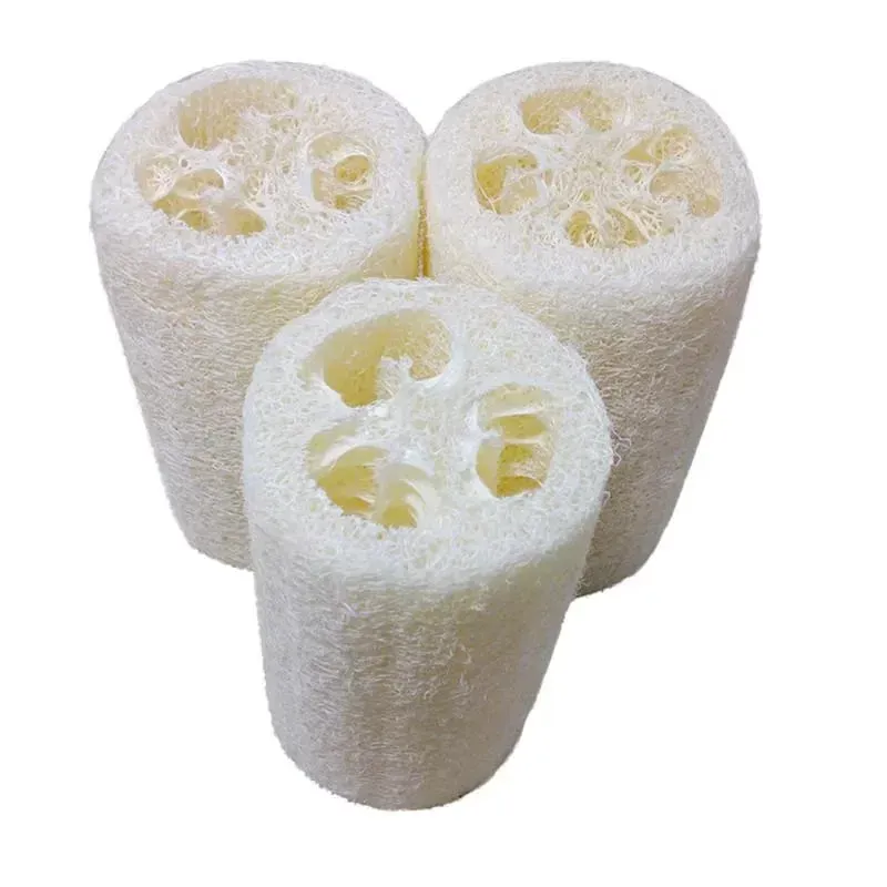 Natural Loofah Bath Body Shower Sponge Scrubber Pad Exfoliating body cleaning brush pad New