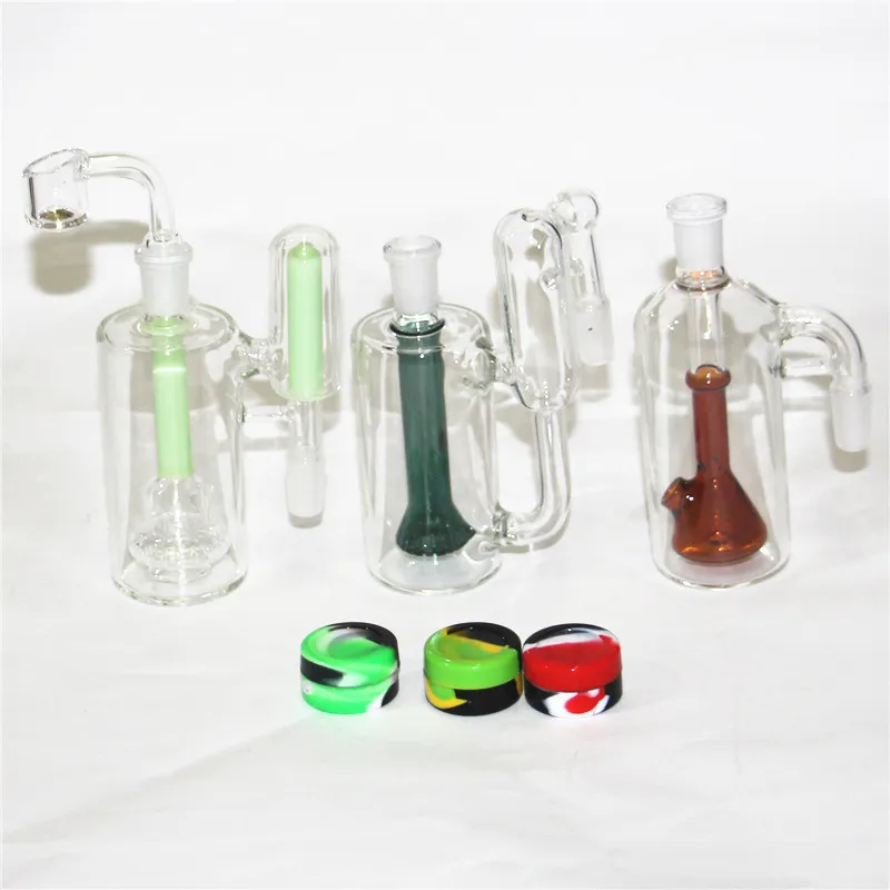 Narguilés 18mm cendrier 90 et 45 degrés verre cendriers barboteur récupérer ashcatcher adaptateur dab rig pour bong