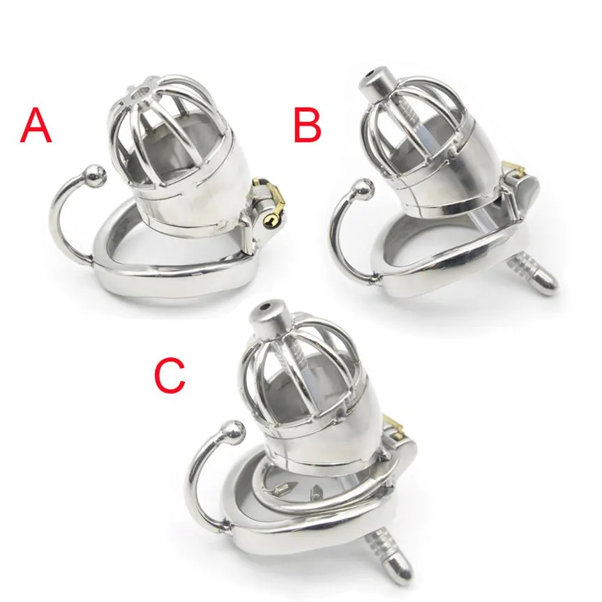 3 Styles Super Small Male Chastity Device Sex Toys For Men Cock Cage ...