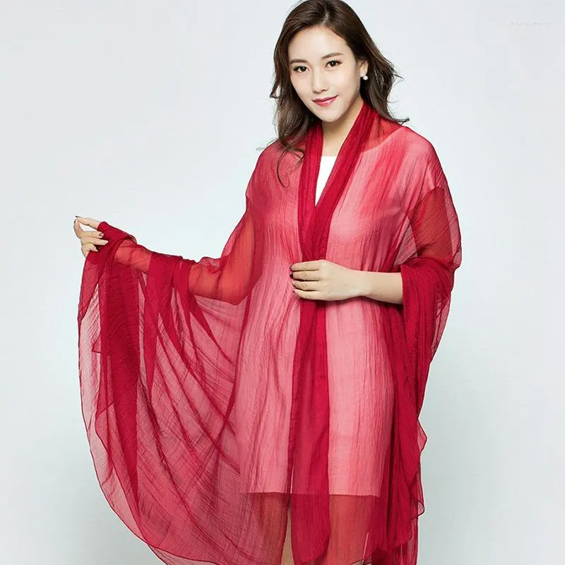 Szaliki przybycie lato stały kolor satynowy jedwabny moda szalik nadmorski ręcznik plażowy długa wiosna żeńska szyfon szaf