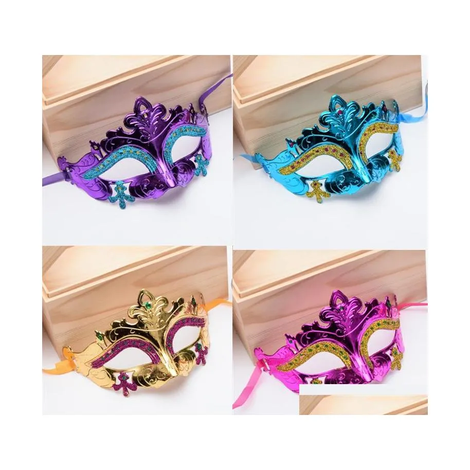 Feestmaskers sexy mannen dames kostuum prom masker venetian mardi gras dance maskerade ball Halloween fancy jurk vt1150 drop levering ho dhp9y