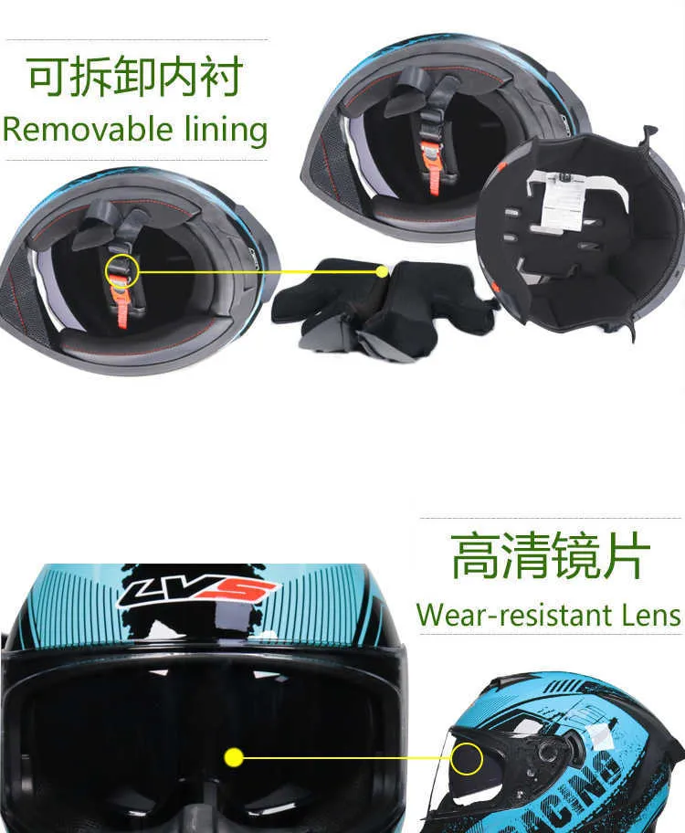 Nuevo casco y seguridad para motocicleta scooter Casco Moto Modular  Capacetes Cascos Motor Full Face Casco Integral Motorsiklet Kask