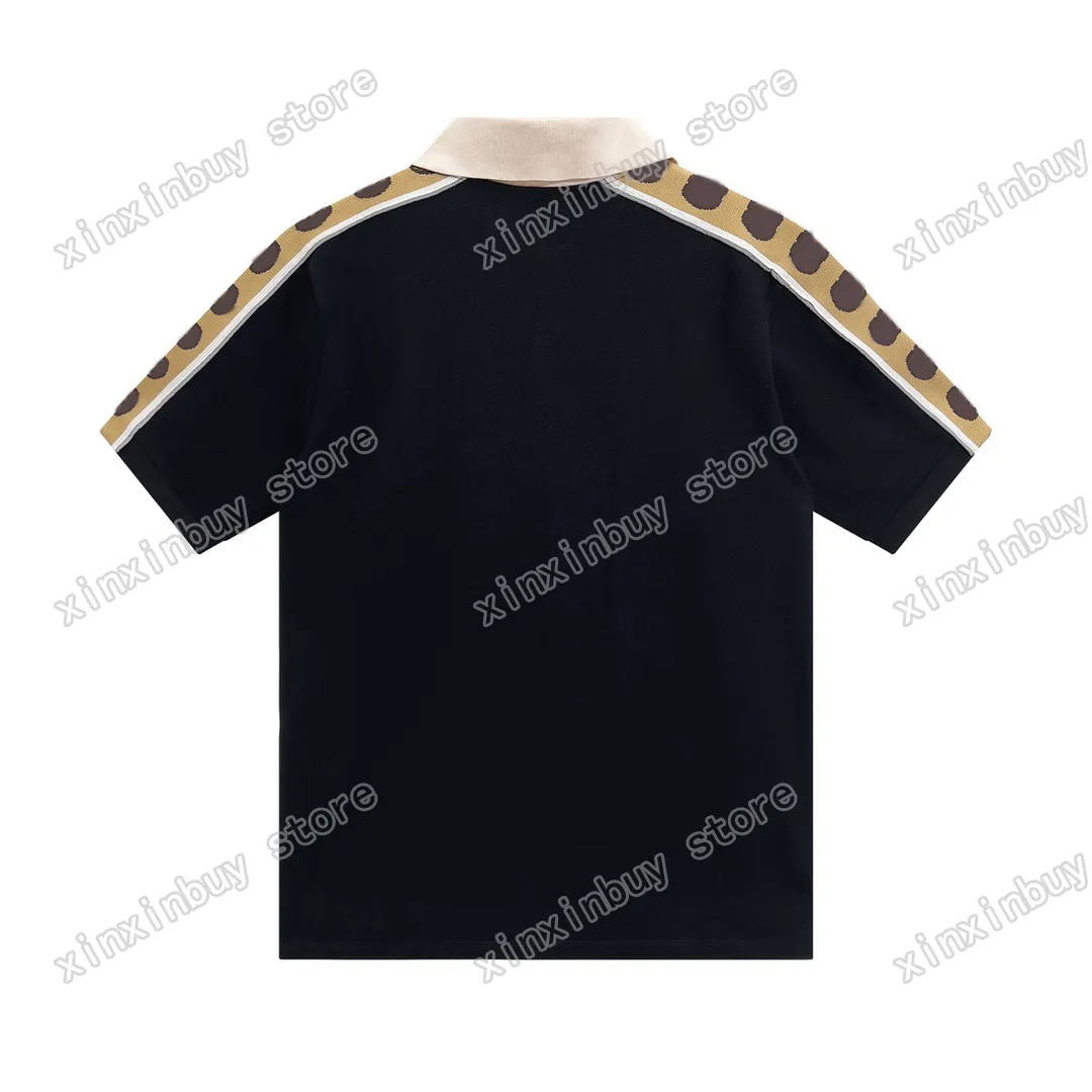 xinxinbuy m￤n designer tee stickad t shirt paris reflekterande webbing bokst￤ver tryck kort ￤rm bomull kvinnor vit svart aprikos xs-xl