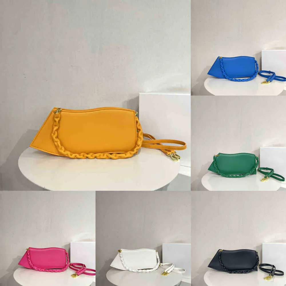 NEW Shoulder Bags JC Totes Women Wave Pattern Underarm Bag Designer Handbags Messenger Bags Leather Crossbody Bag Purses 220709