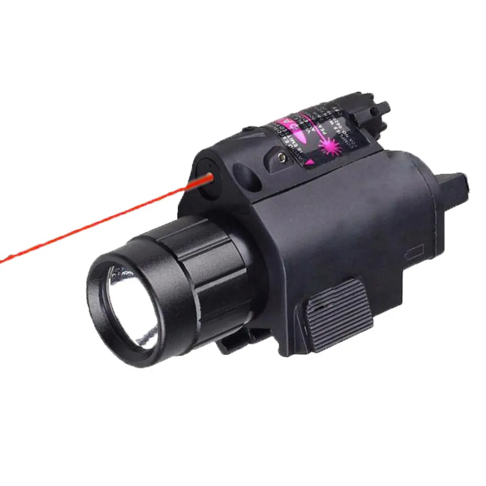 M6 Portable Flashlight withTail Switch Outdoor Hunting Torch for Glock 17/19 High Brightness Hunting Torch Camping Accessories