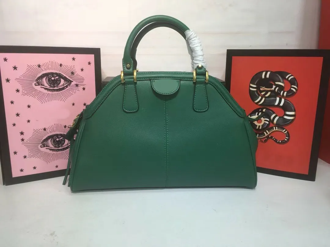 2023 Designer Re Belle Shopping Tote Bag Grande Capacidade Real Couro de Bezerro Bolsa Feminina Cabeça de Tigre Dourada e Hasp Hardware Bolsa de Ombro Moda Trapézio Zíper Bolsa