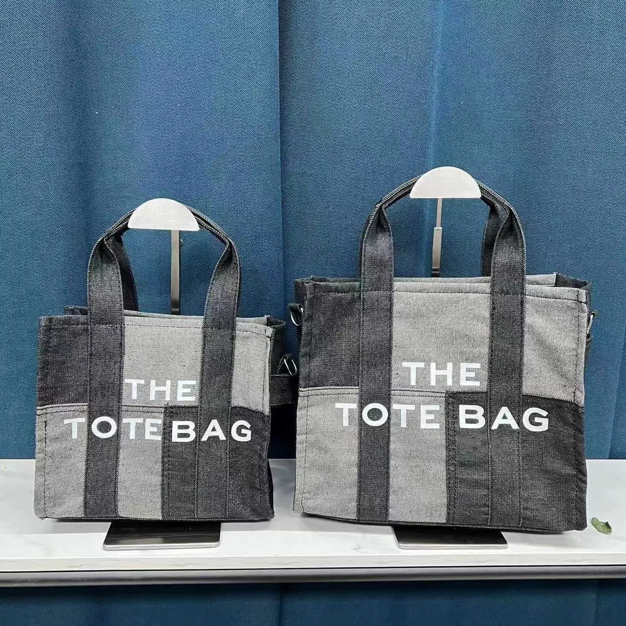 2023 JEANS FASCIE TOTE BAM BASSO DI COMMUTER BASSO VERATHILE SHOPPING PORTATILE