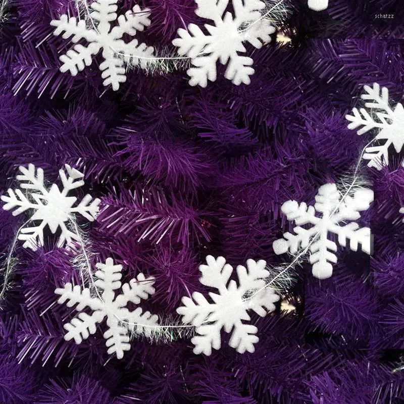 Decorazioni natalizie Set di adesivi per finestre con fiocchi di neve da 12 cm Adesivo da parete con decalcomania artistica rimovibile Decorazione artigianale per bambini