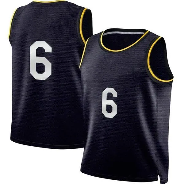 LeBron 2023 Purple Jersey Basketball Mens Yellow Black And Mamba