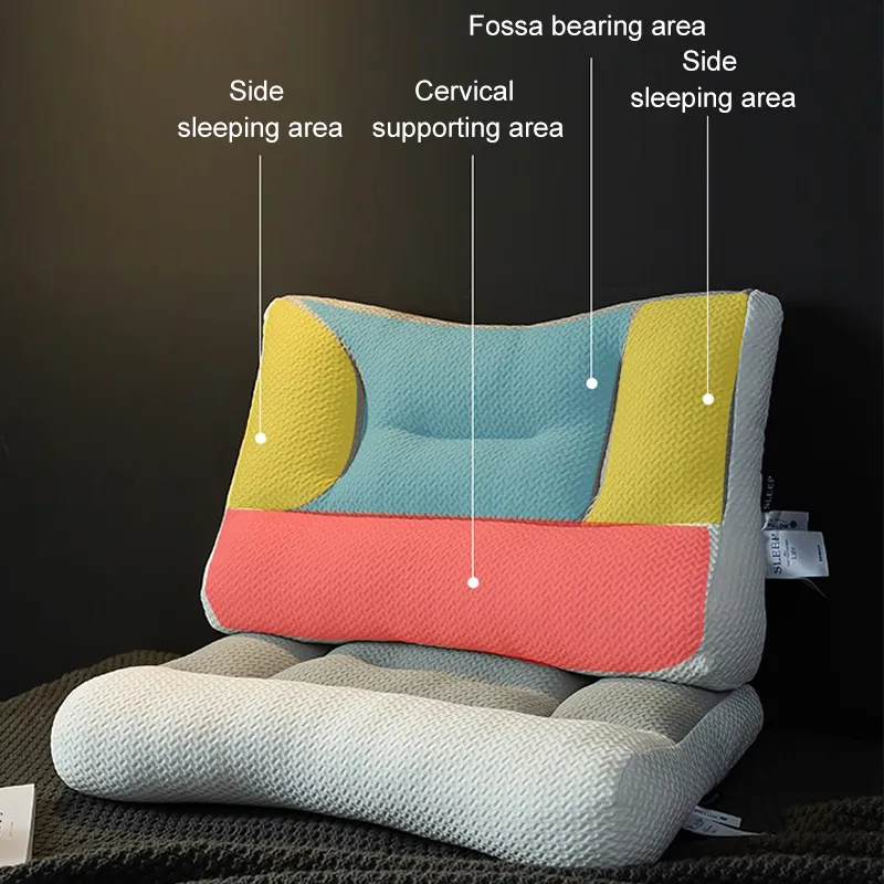 Cuscino Da Viaggio Memory Foam A U Con Maschera Per Occhi - Verde, Morbido E Portatile - 3