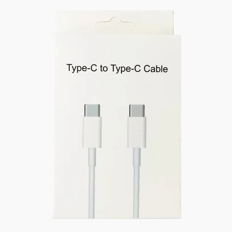 Retail Package Bag Boxes Cable Packing Box For Mobile Cell Phone Universal Type C To Type-C Micro USB V8 Samsung Android Charger Charging Data Cables Empty Packaging