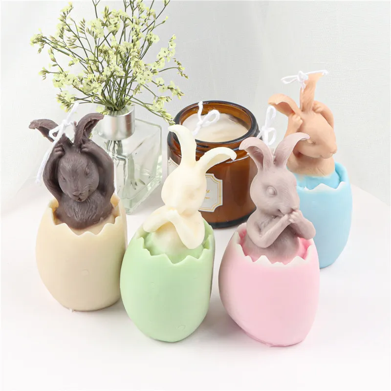 Stampini Silicone Per Pasqua - 4 Forme Coniglietti 3D - Foto 12