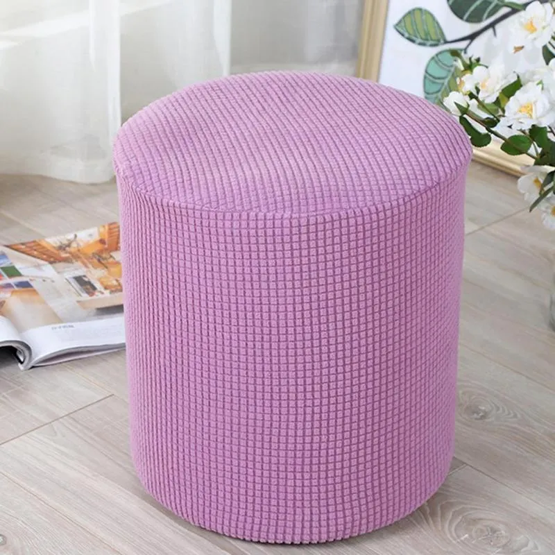 Chair Covers High Elasticity Polyester Decorative Korean Style Change Shoes Stool Sofa Pier Cover Seat For Home