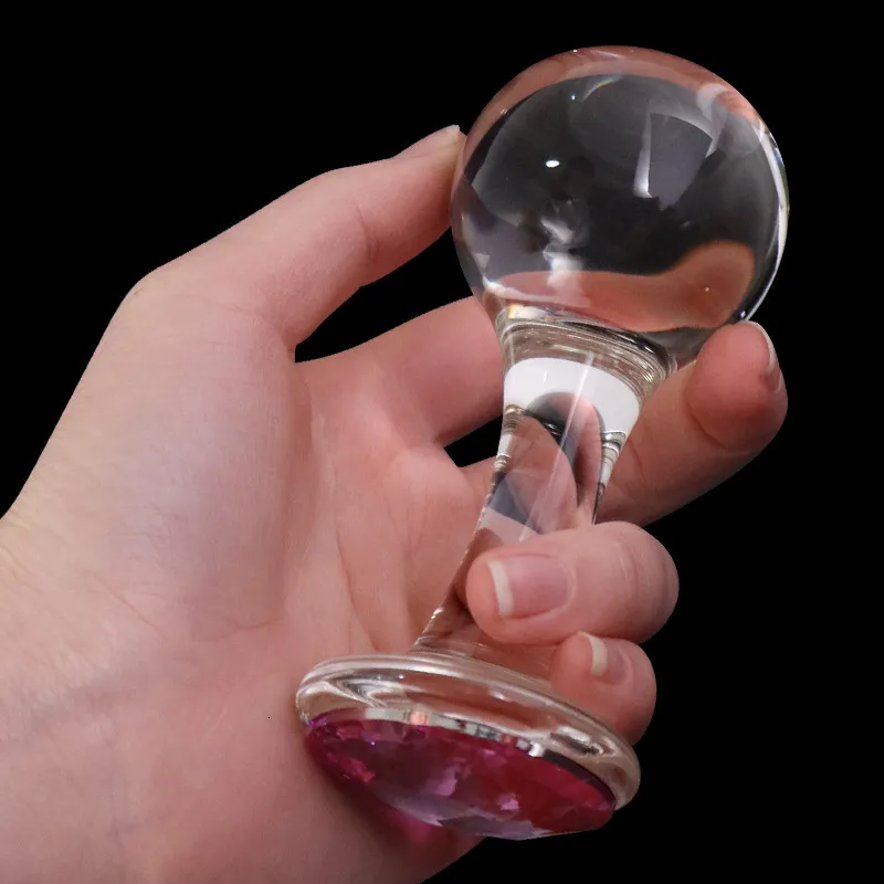 Glas Dildo Für Analsex Smooth Prostatamassager Für Frauen_voghion.com