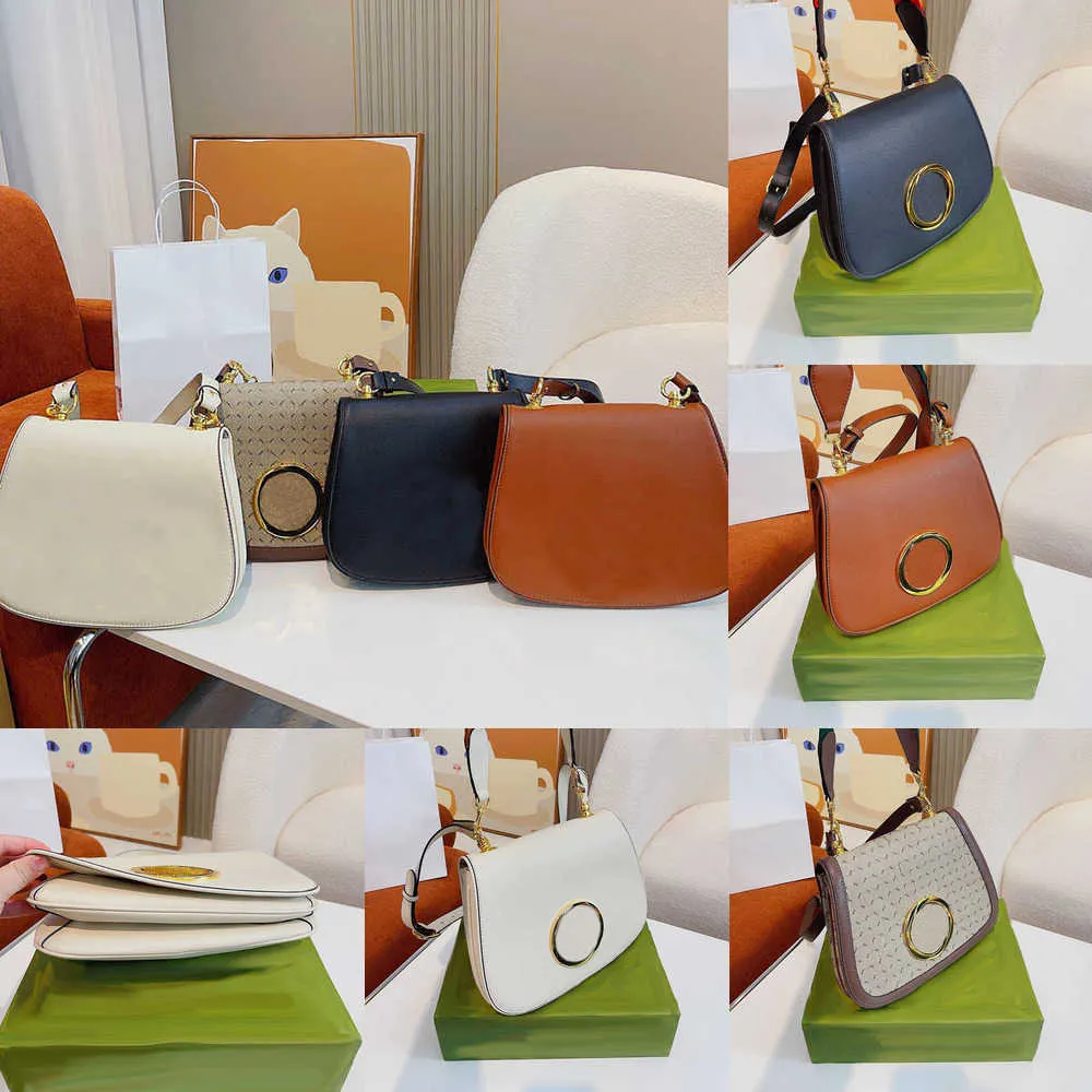 Yeni tasarımcı çanta kadın çantalar klasik kahverengi el çantası omuz deri bayan moda çantaları çapraz cüzdan çanta tasarımcıları Tote 221123