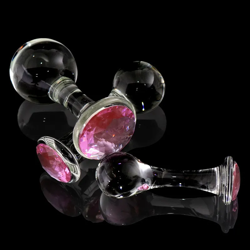 Glas Dildo Für Analsex Smooth Prostatamassager Für Frauen_voghion.com