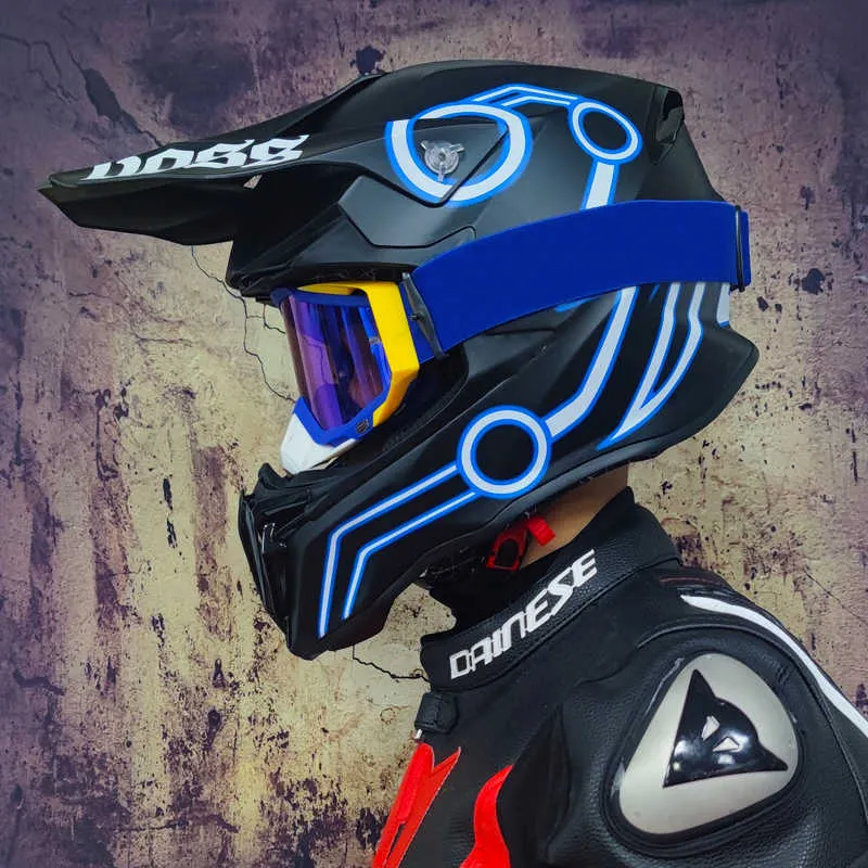 Cascos para moto motocross clearance