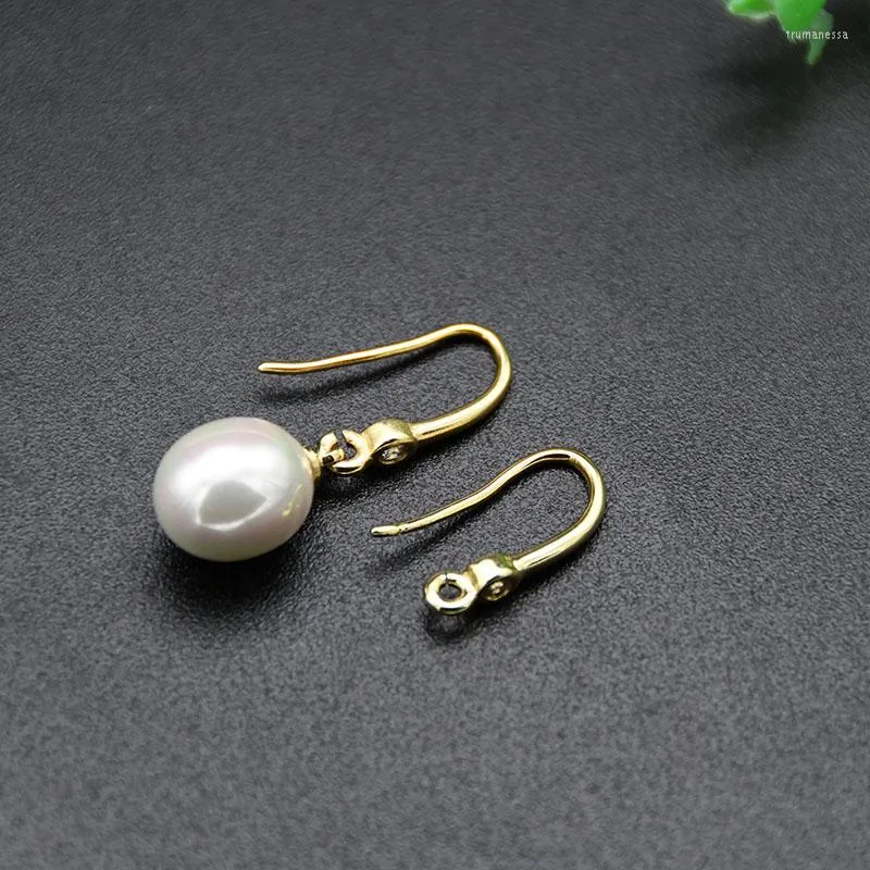 Boucles d'oreilles de cerceau de haute qualité nickel réel sans or oxydant non oxydant la boucle d'oreille de fil de poisson pavé pour les résultats de bricolage