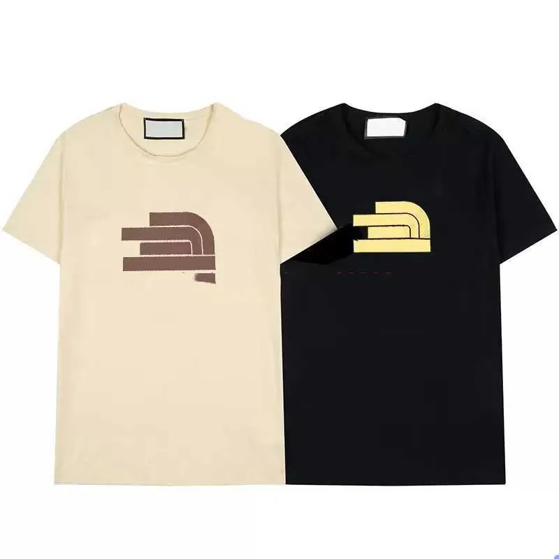 Diseñador de moda para hombre Camiseta para mujer Estampado de letras Manga corta Cuello redondo Camisetas de algodón Polo Tamaño XS-4XL