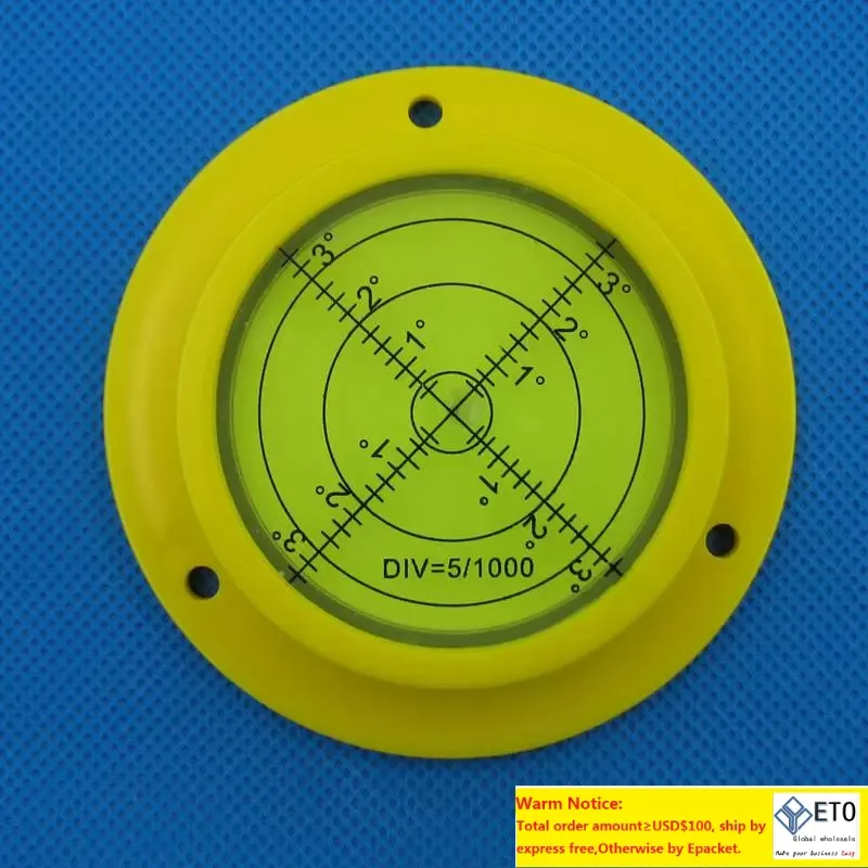 Strumenti di misura HACCURY Strumento di misura per macchine da costruzione Indicatore di liquido a spirito rotondo