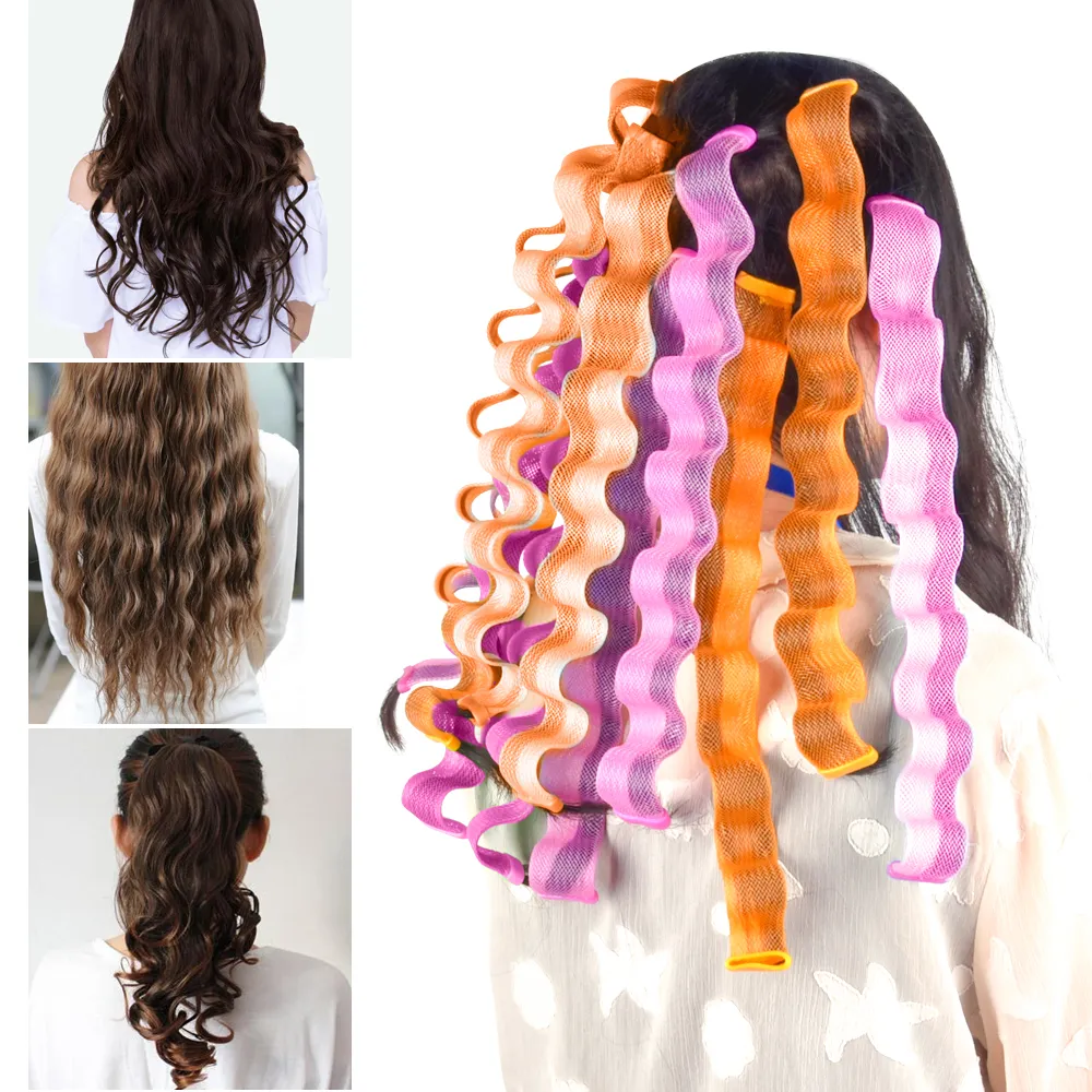 Portable Non Damaging Hair Curler Roller Set Magic Curlers For DIY