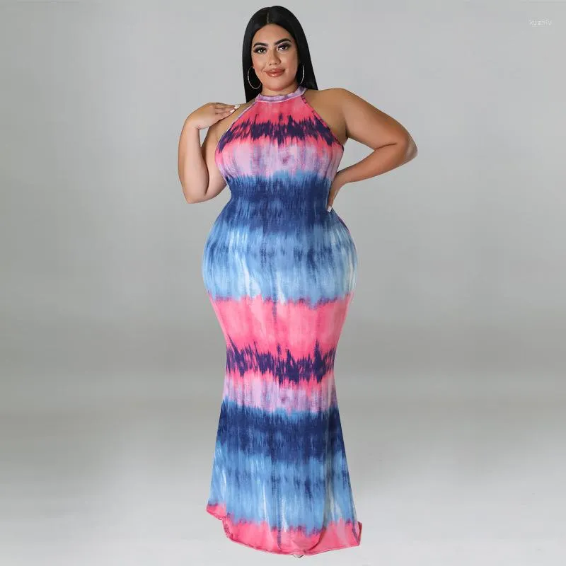 chinese dress ladies Tie Dye Maxi Dress Rainbow Maxi Dress (Small) at Amazon Women's Clothing  store main image 0