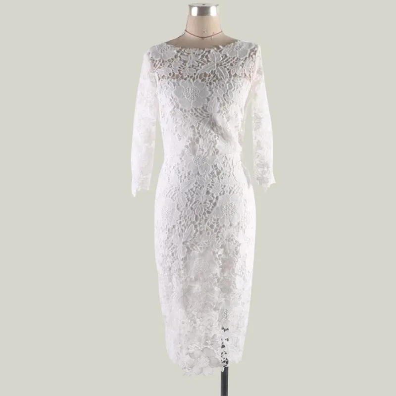 Casual Dresses White Lace Bodycon Dress For Women ... From Wangge558,  $22.76 In Bulk | DHgate.Com