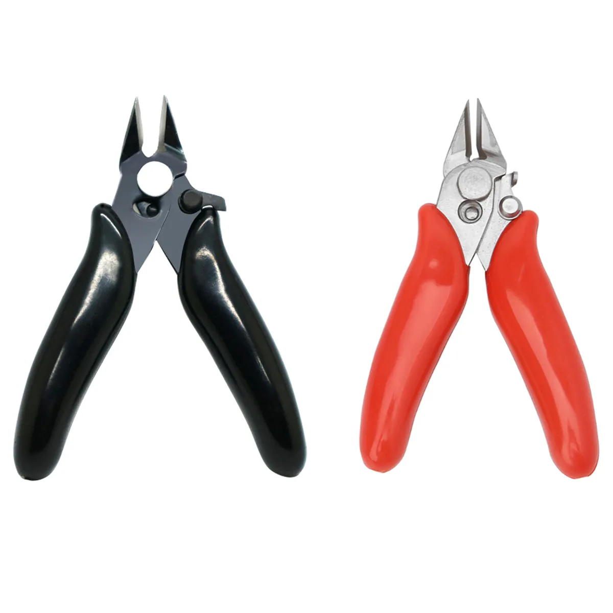 Celas diagonais Mini Wire Flush Cutter 3,5 polegadas Fios isolante Modelo de borracha Ferramenta de alicates