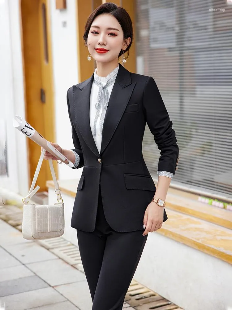 Tenue Professionnelle Femme Ensemble Tunique Pantalon Femme