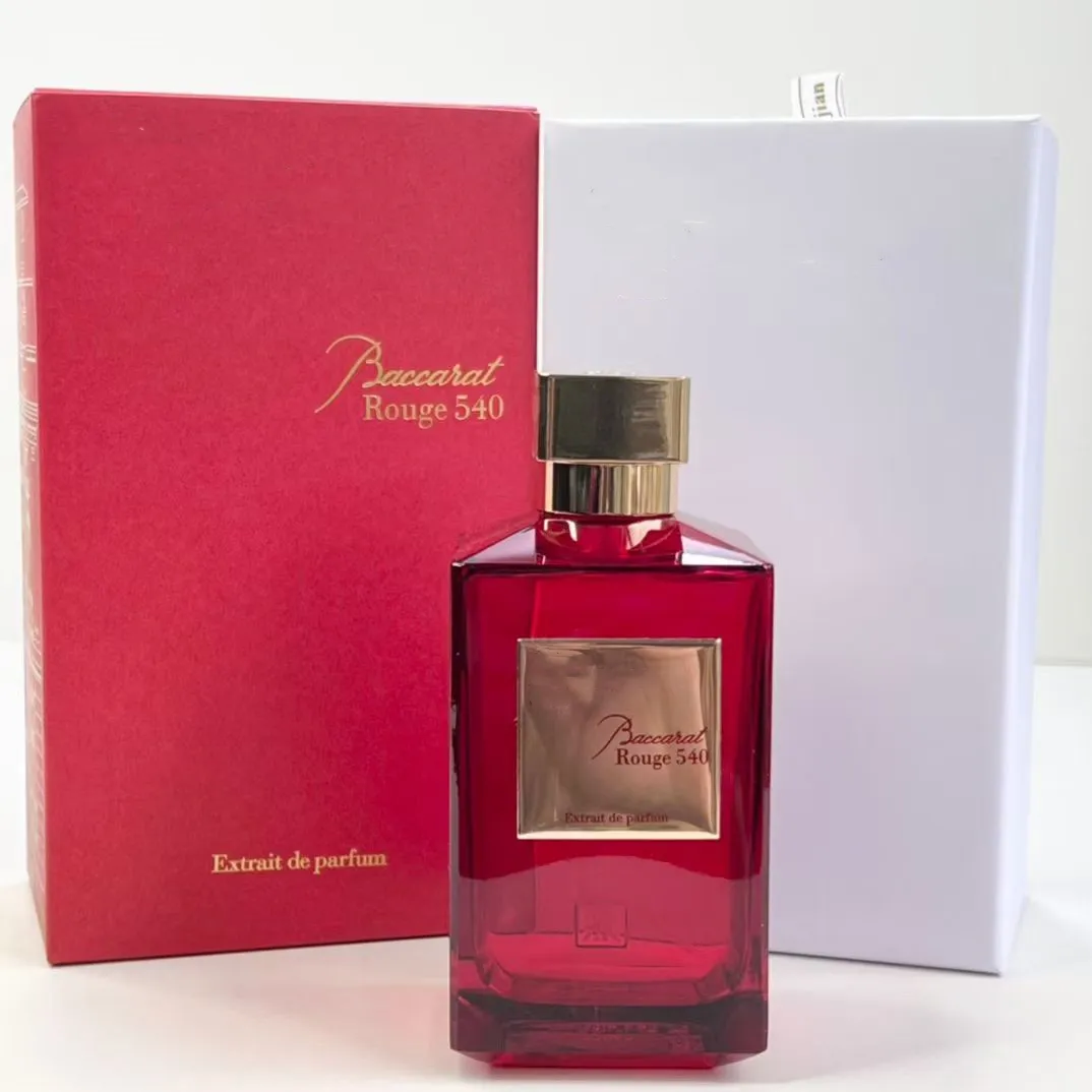 Baccarat Perfume 70m/200ml Maison Bacarat Rouge 540 724 Extrait Eau De Parfum Paris Fragrance Man Woman Cologne Spray Long Lasting Smell