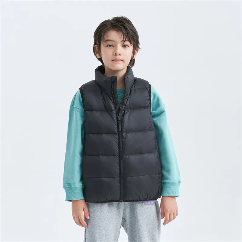 Children's Warm Vests Winter Down Waistcoats Athletic & Outdoor Apparel T S A T 1
