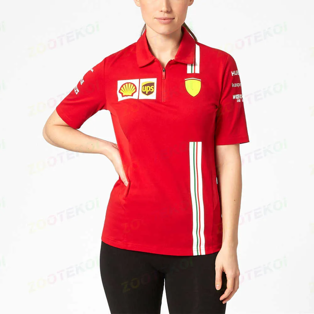 2023 F1 Team Formula One Polo Men's Womens Shirt Racing Motorcykel Kort ärm Store T Torra och andningsbara