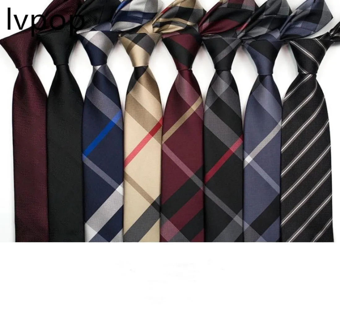 brand Men Ties Polyester Silk Jacquard Classic Woven Handmade Necktie for Men Wedding Casual Bridegroom Party Dress Business Neck 7776280