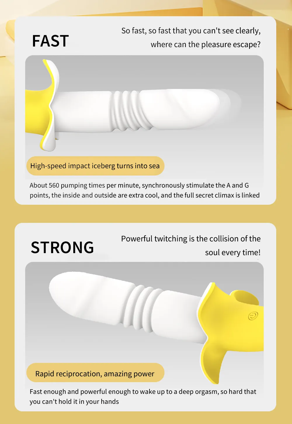 Banana Vibrator Telescopic Silicone Dildo And Clitoral Stimulator_voghion.com