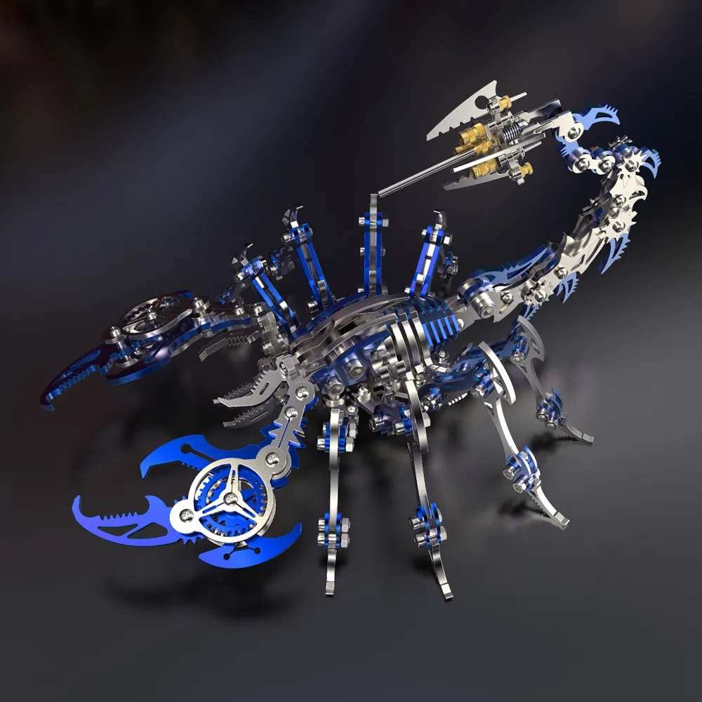 Modellino Scorpione Metallo Fai Da Te UpGLeuch Puzzle Metallico