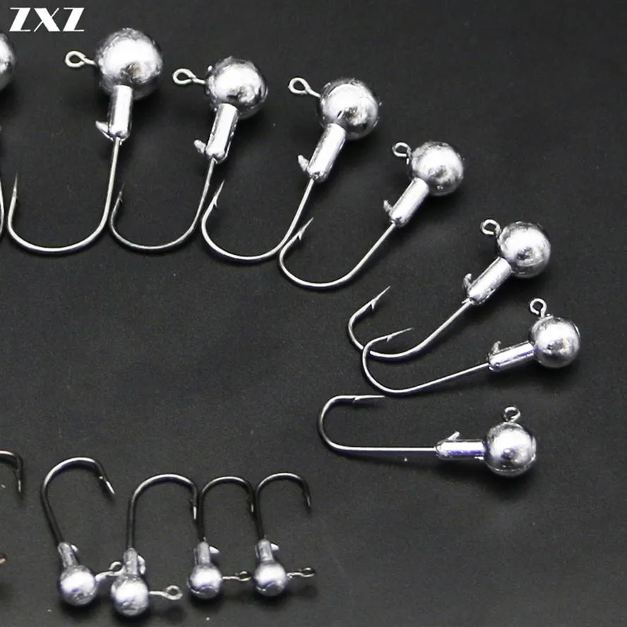 Lead Jig Head Fishing Hook 1g 1 5g 2g 3 5g 5g 7g 10g 20g Jig Hooks For Soft  Fishing Lure Carbon Steel Fishhooks T4232Y From Qlzd, $2.82