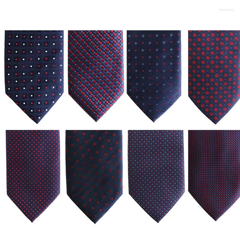 Bow Binds Fashion Vintage Business Hochqualität 8 cm breit Punkt Krawatte Luxus Krawatte für Männer Männliches Geschenk Corbatas Para Hombre