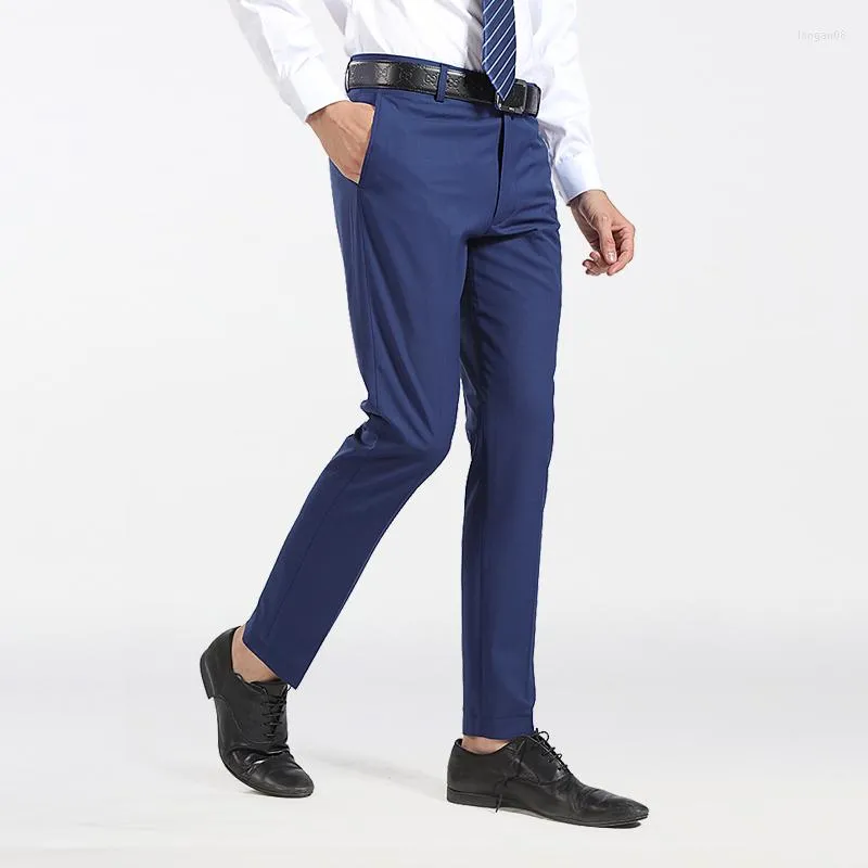 Men's Suits Custom-made Trousers Slim Fit Pants Large-size Business Formal Work