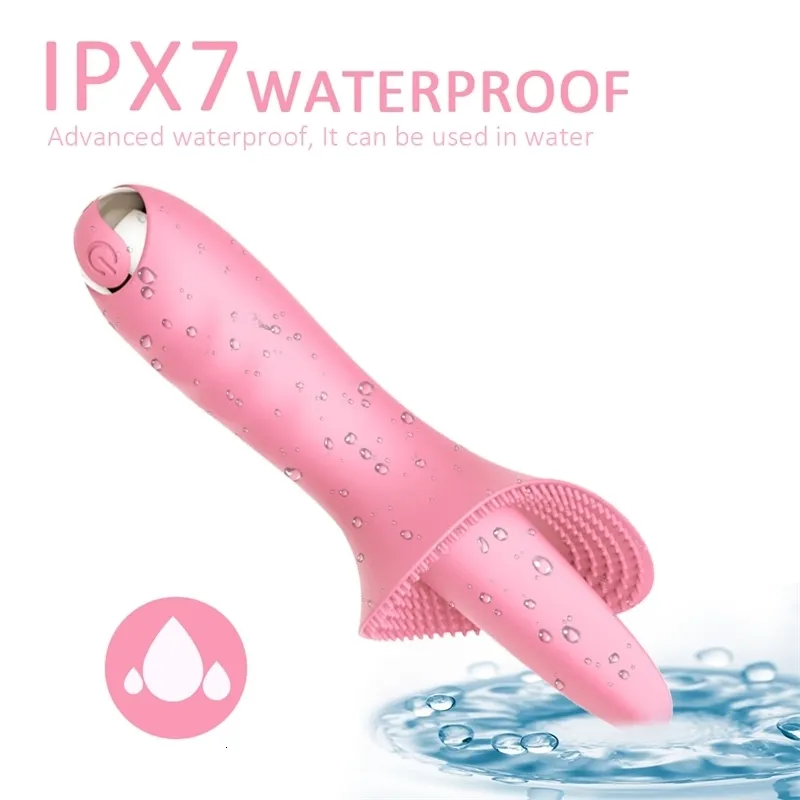 Giocattoli anali Leccare la lingua G Spot Vibratore clitorideo Clit Tickler Giocattolo del sesso per le donne 10 Modello Vibrante l_voghion.com