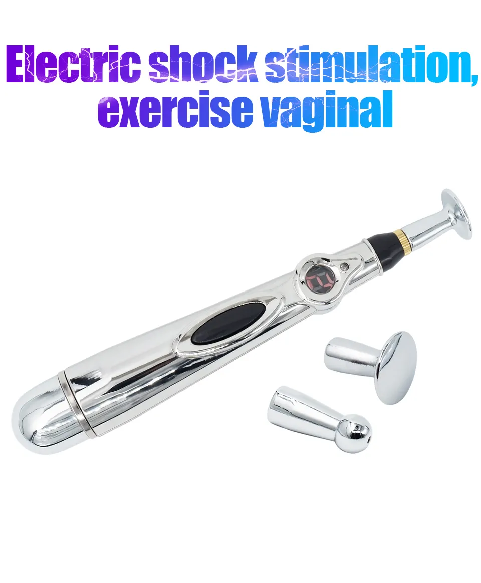Electric G-spot Stimulation Pen & Nipple Shock Toy For Couples_voghion.com