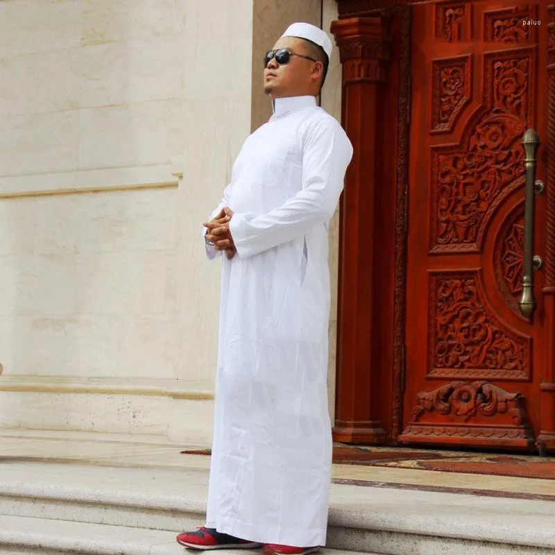 Ethnic Clothing Men Muslim Robes Dubai Arabic Islamic Abaya Kaftan