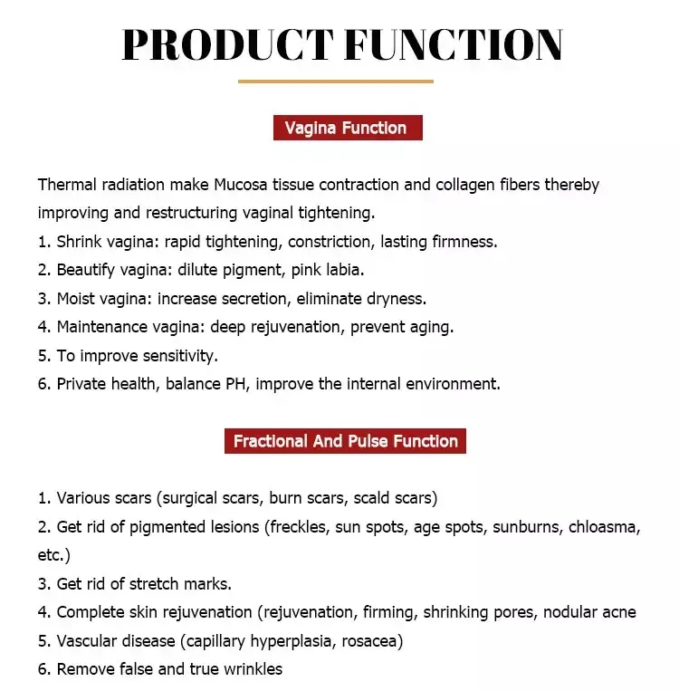 2022 CE Professional Salon Use Scar Repair Skin Resurfacing CO2 Fractional Laser CO2 Fractional CO2 Laser Portable Home Salon