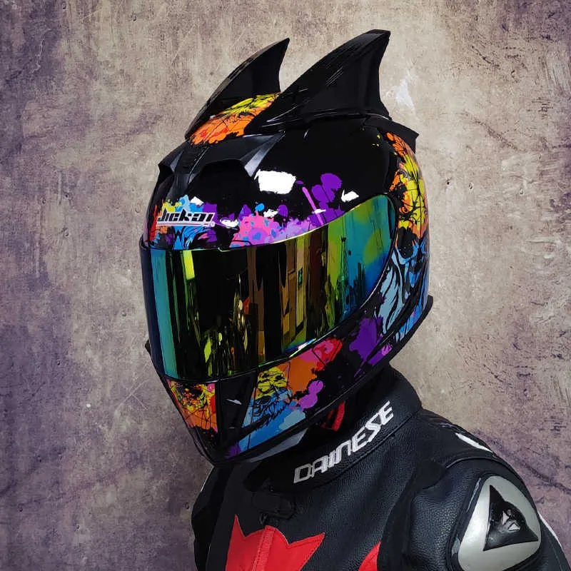 DOT Approved Motorcycle Helmets Full Face Dual Sport Motorcycle Helmet,  Safe Stylish