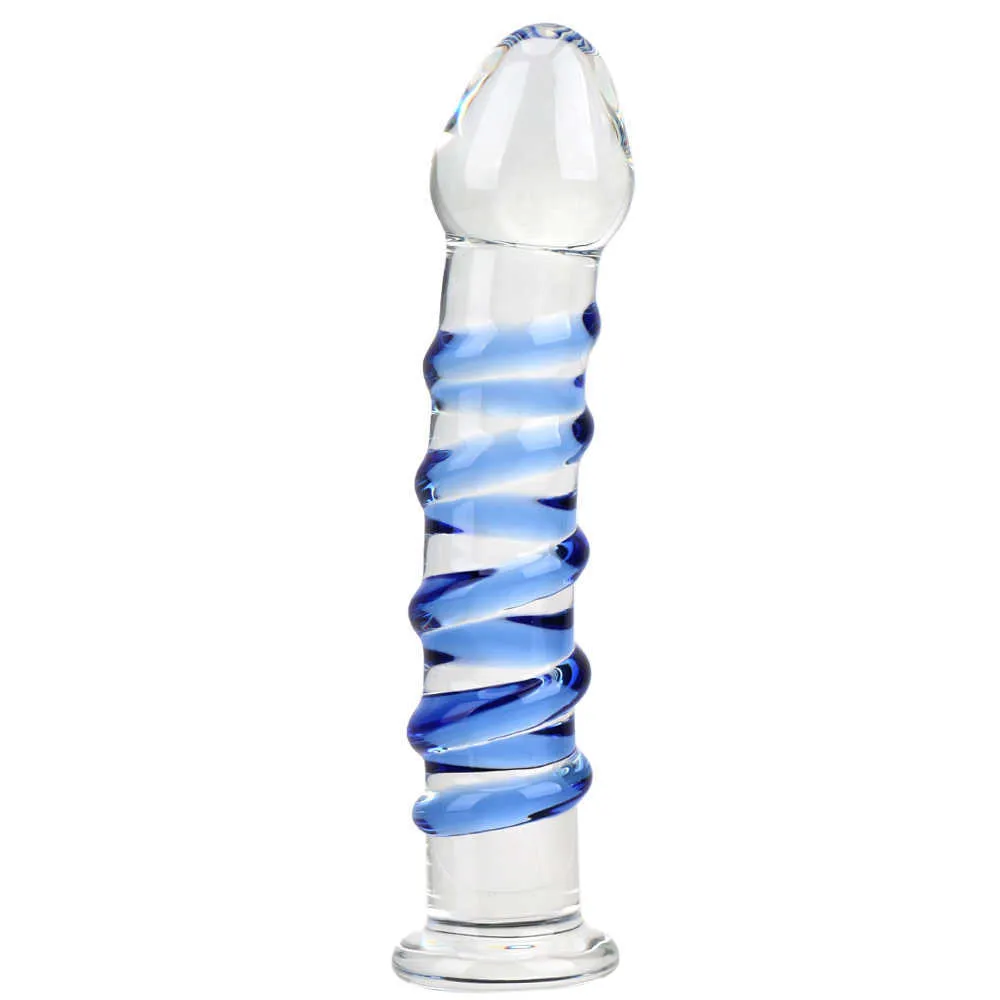Olo Crystal Glass Dildos Female Masturbator Large Realistic Dildo Erotic Anal Butt Plug g Spot Sex Toys for Wo_voghion.com