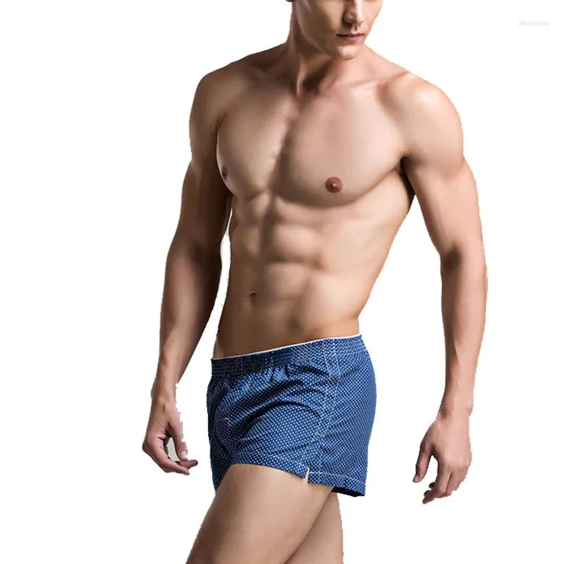 Sous-vêtements pour hommes, boxeurs Sexy, Shorts amples, confortables, courts, vêtements de maison, Boxer décontracté, vêtements de nuit