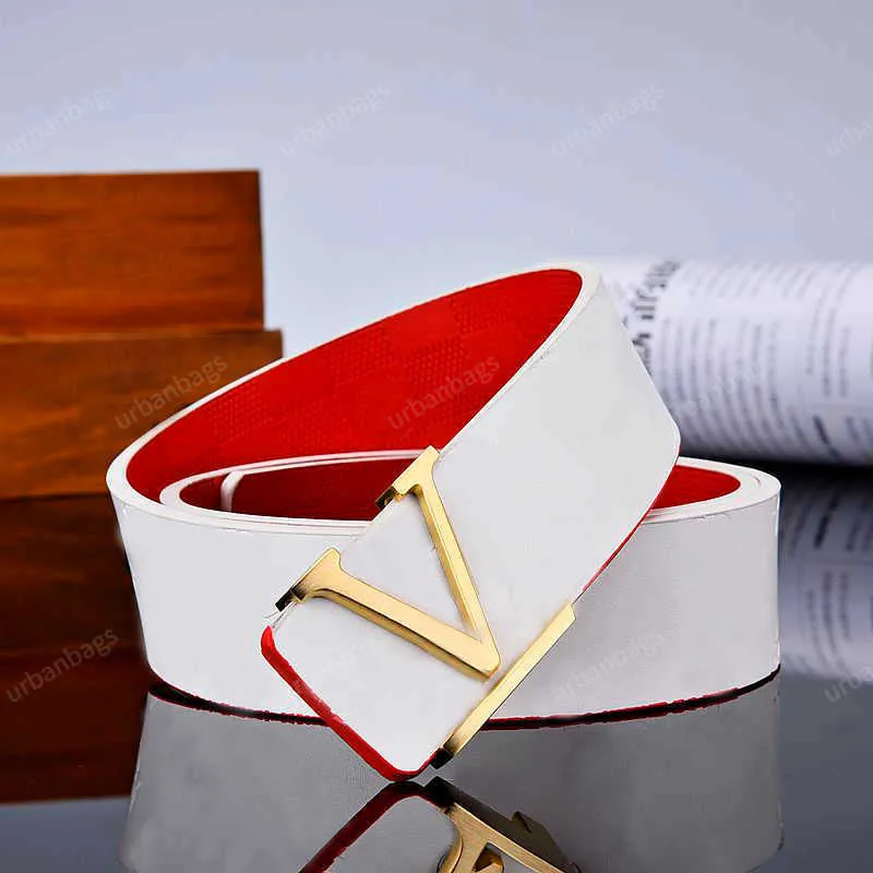 Cintura di design Cintura in pelle da uomo retrò di lusso Larghezza 3,8 cm Lettera Fibbia liscia Le cinture da donna possono essere utilizzate come regalo