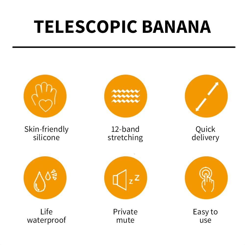 Banana Vibrator Telescopic Silicone Dildo And Clitoral Stimulator_voghion.com