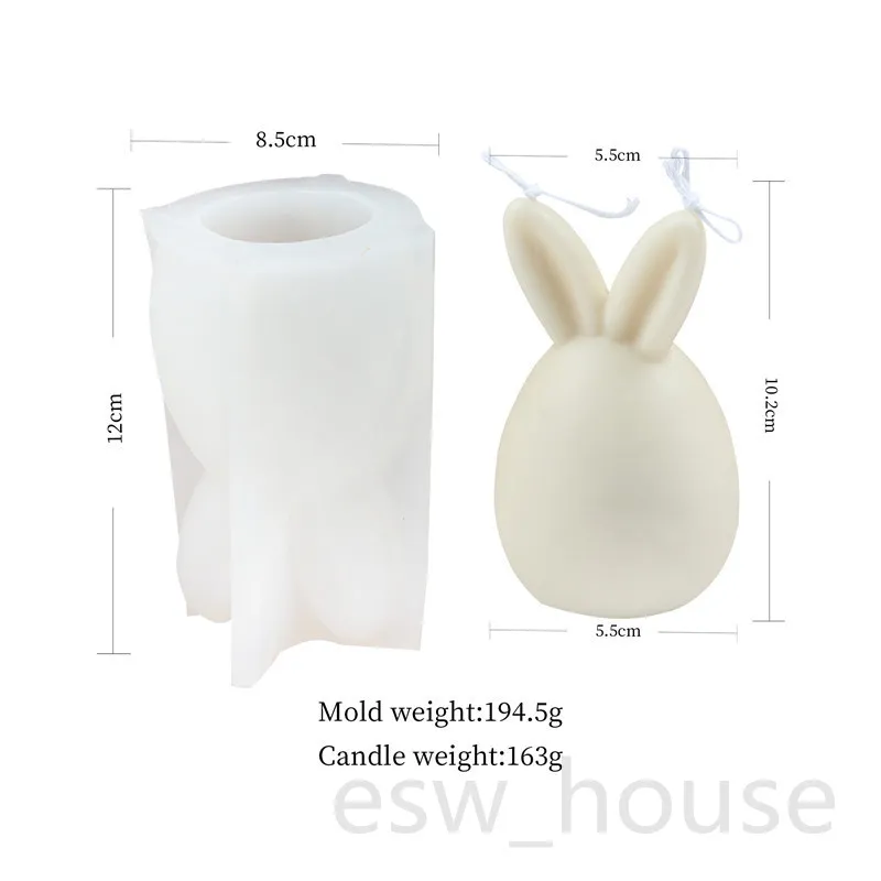 Stampo Per Candele In Silicone - CONIGLIETTO SEDUTO | Con Le Api